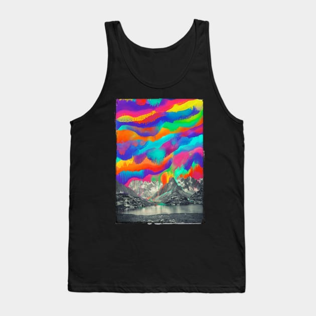 Skyfall Melting Northern Lights Tank Top by 38Sunsets